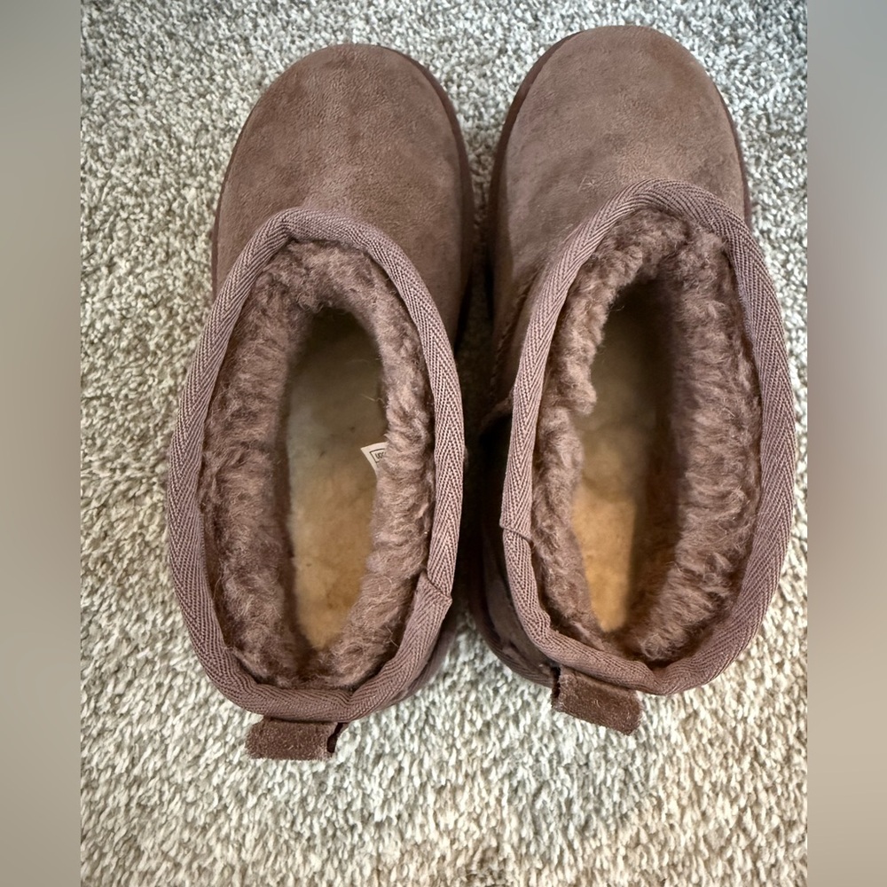 UGG Women's Classic Ultra Mini Platform Boots - Burnt Cedar - Size 6 - Picture 6 of 10